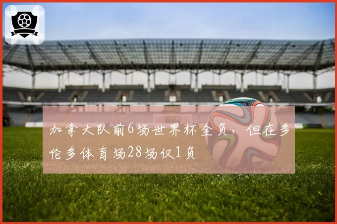加拿大队前6场世界杯全负,但在多伦多体育场28场仅1负